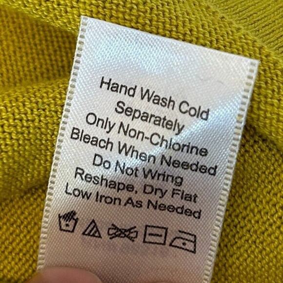 Coldwater Creek Sweater Women's Green Cardigan Size 18/1X Silk Blend Button Up - Picture 7 of 8